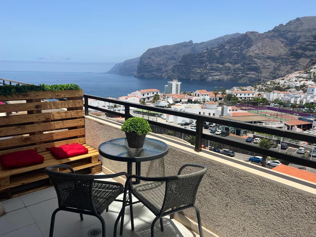 Studio With Fantastic Sea View In Los Gigantes Puerto de Santiago  Exterior photo